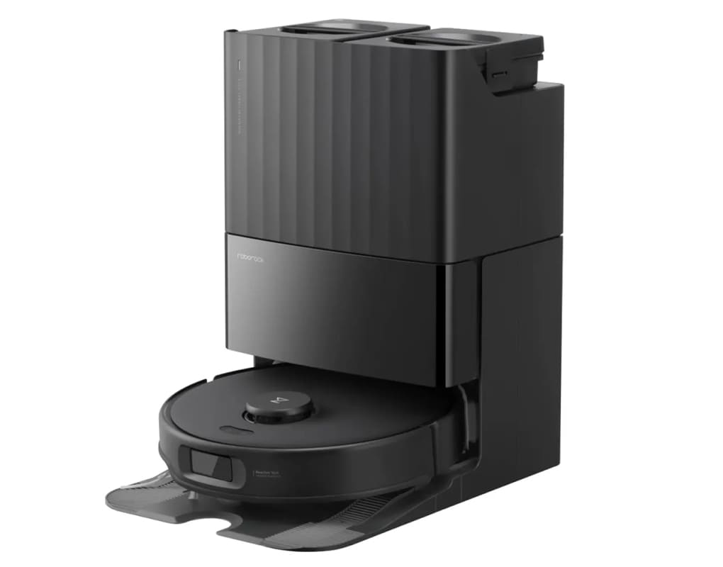Robot hút bụi lau nhà Roborock Qrevo Edge 5V1 - Đen/Trắng